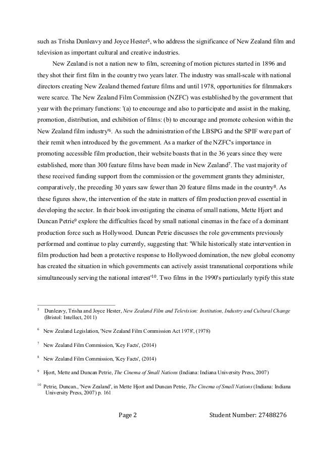film analysis essay